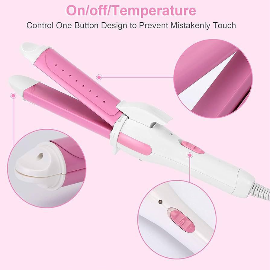 2-in-1 Hair Curler & Straightener