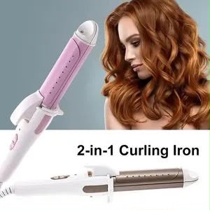 2-in-1 Hair Curler & Straightener