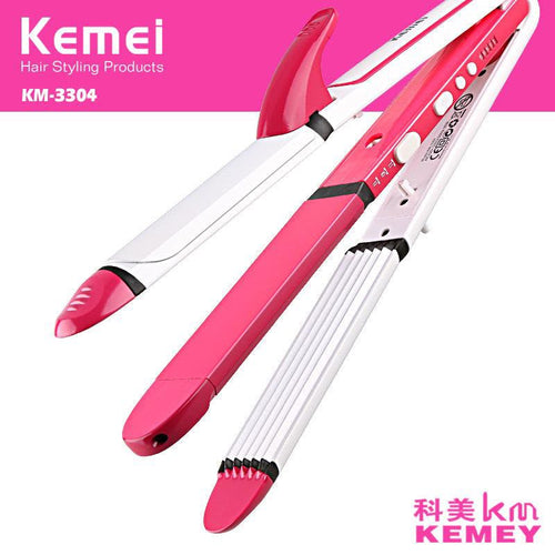 2-in-1 Hair Curler & Straightener